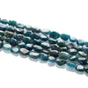Top Quality Oval Shape Apatite Beads , Natural Apatite Stones For Jewelry Making