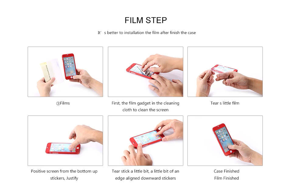 360 Degree Full Cover Case for samsung galaxy note 8 Cases PC Full Phone Cases for samsung galaxy note 8