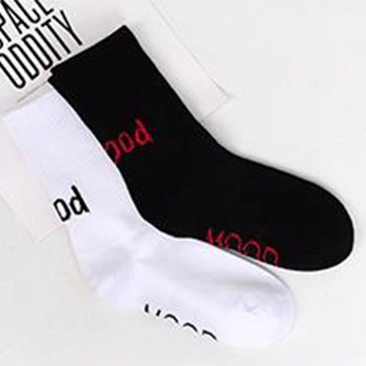 Performance Compression Cheap Sport Socks Custom Logo Socks Cotton Jacquard Tube Design Own