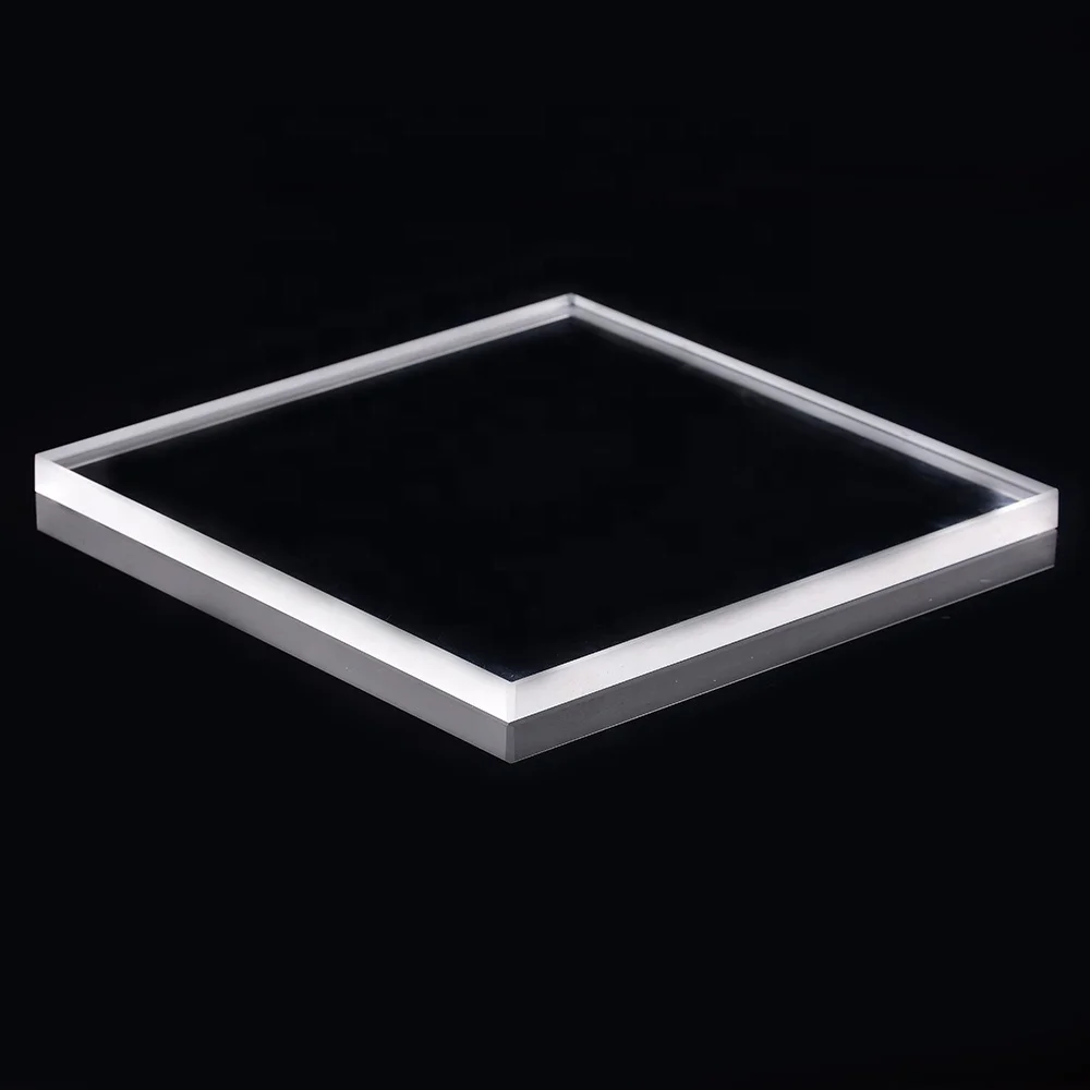 
Transparent heat resistant UV quartz glass plate from factory 