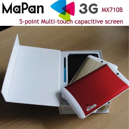 Mapan laptop computer 7 inch , Mini laptop MX710B 3G Quad core Tablet android 6.0 GSM mobile phone