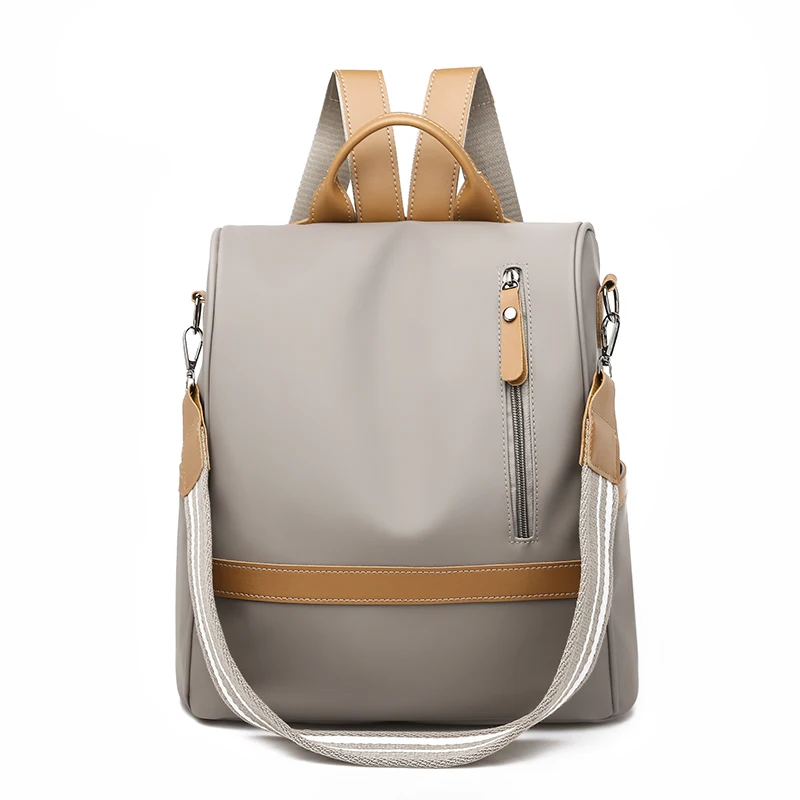 

Waterproof nylon women bag anti-theft backpack for girls