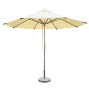 Image of High quality restaurant coffee shop leisure Two floors Windproof Tower type Aluminum frame big w outdoor furniture umbrella