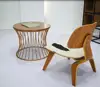 Gold steel frame wire side table / hotel project end table