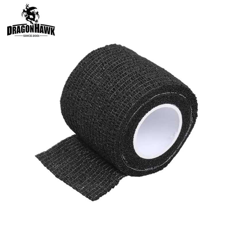 

30units Wholesale Tattoo Grip Cover Adhesive Elastic Bandage Covers, Black