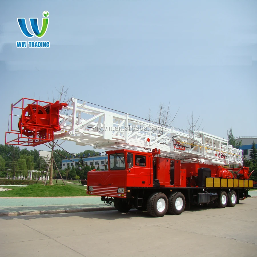 
RG API Standard Oil Field Oil and Gas Well Bore Hole Truck mounted Mobile 450hp XJ80 Drilling and Workover rig 