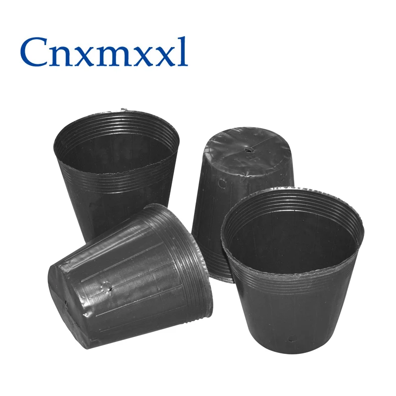 

wholesale black PS PVC plastic soft blister flower seeds pot for tree, Red
