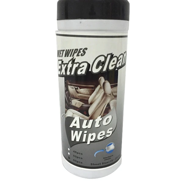 

best seller auto wipes nonwoven wet tissues soft car cleaning wet wipes in canister