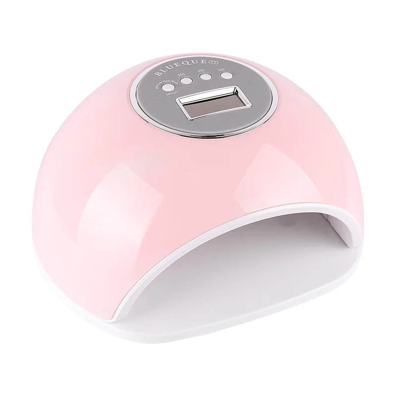 

High power sun light nail lamp 72w dryer led uv painless nail led lamp, White