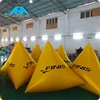 Inflatable Triangle/Pyramid Air Buoys for ocean park/river/lake, Floating Barriers Bouy