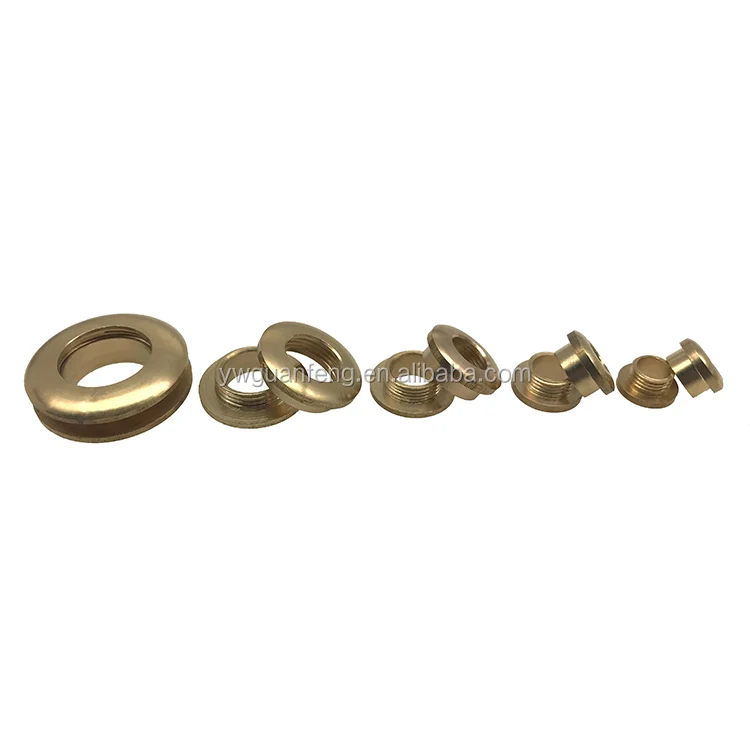 Guanfeng Screw Pattern Grommet Washer Double Side Brass Material