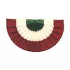 Half fan Chuangdong factory custom wholesales American pleated fan flag