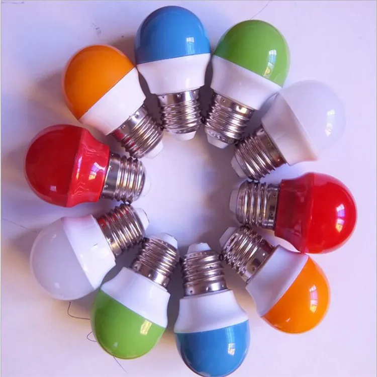 

New Colorful Festival Lantern 3W 220V Plastic LED Bulb Light
