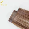 Remy Straight Human Hair Tape Extensions for Professional Salon Skin Weft Extension