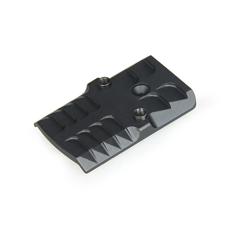 

Aluminum Alloy 6061 battle plate for glock R MR red dot sight, Black