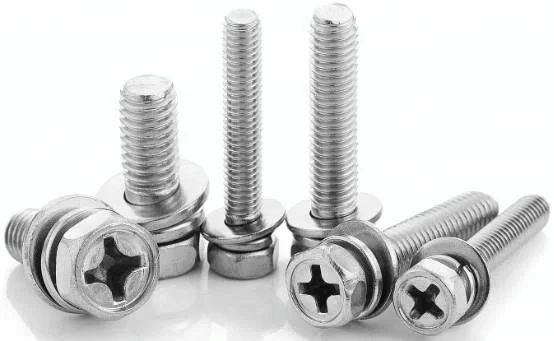 
Furniture zinc yellow hex phillips head screws 