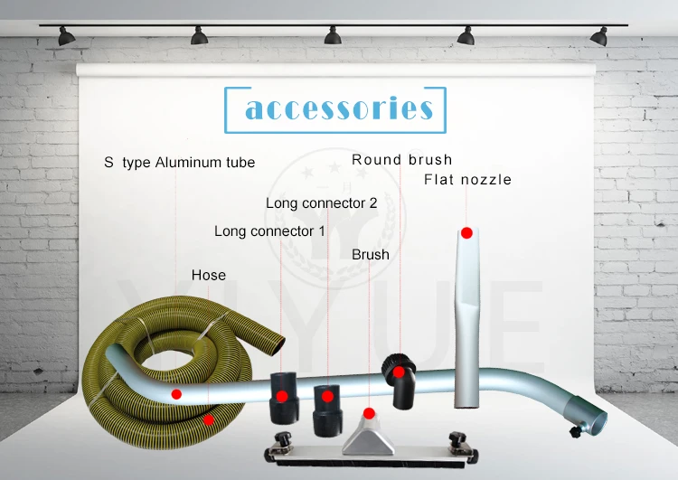 
Aluminium alloy floor Squeegee for vacuum cleaner D50 parts 