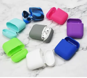 Soft Silicone Case For apple earpod wireless headphones accessories silicon covers skin For airpod charging case