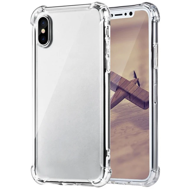 Ultra thin Clear Transparent TPU Silicone Case Protect Rubber Phone Case For iPhone XS MAX XR