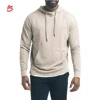 2019 Autumn Slim-fitting Pullover Custom Crop Gym Hoodie Kangaroo Pocket Basic Running Mens Lightweight Hoodies Sweatshirts