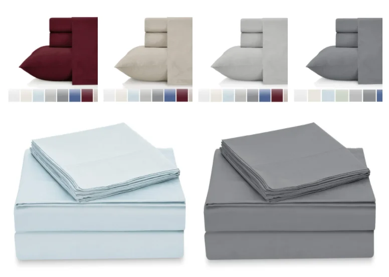 Sample Copper Infused Bamboo Cotton Bed Sheets For Home Bamboo