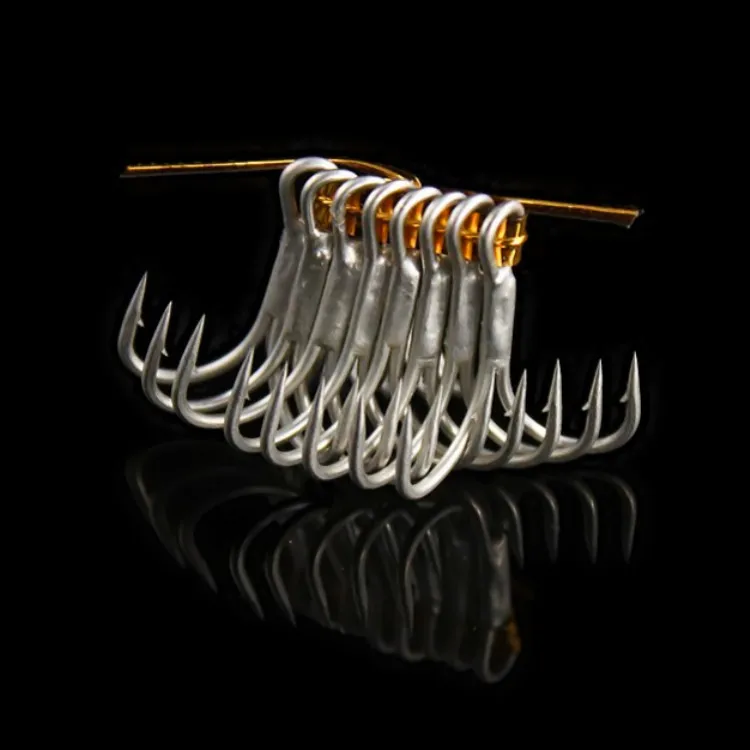 

Hot Sale High Carbon Steel 2X Strong Treble Fishing Hook
