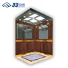 450KG 1000kg Luxurious Passenger Elevator with Mirror Redwood Finish