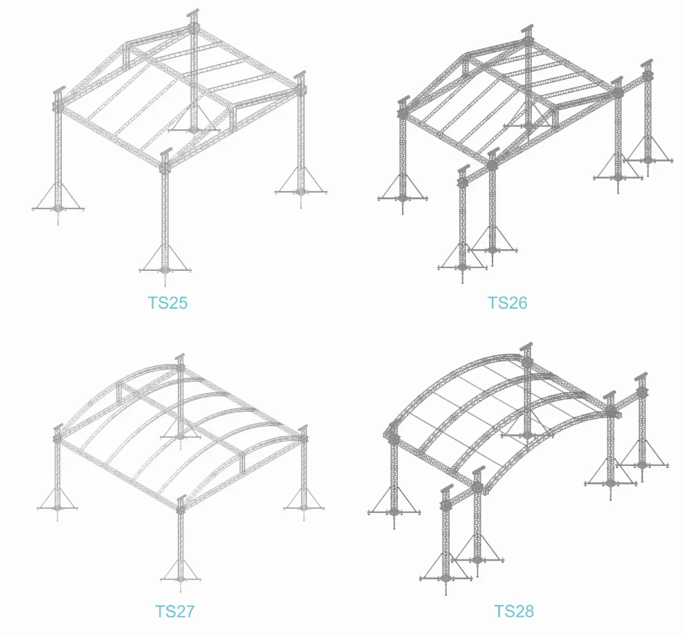 Kenzotruss Outdoor Stage Aluminum Roof Truss 