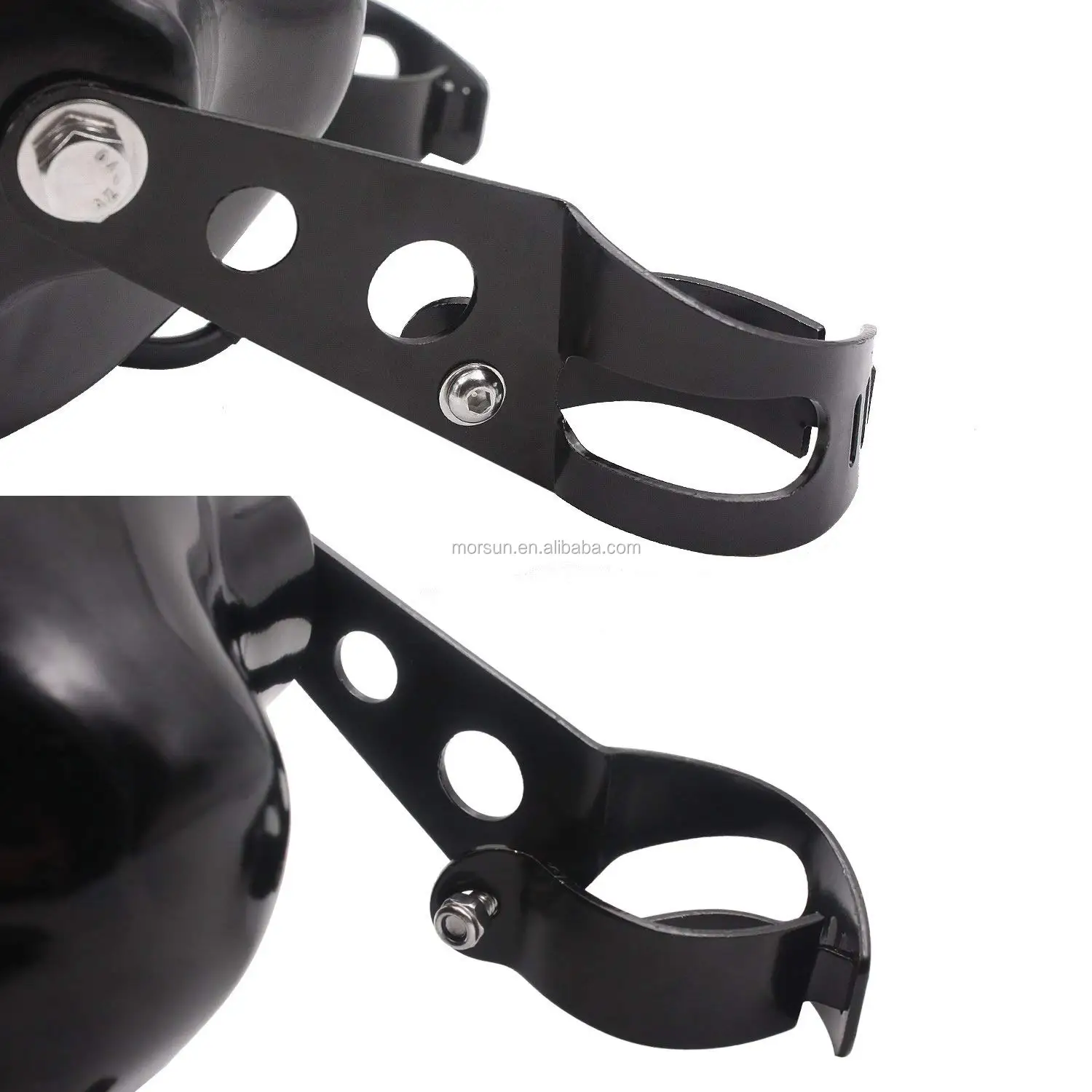 motorbike headlight housing 7 led motorcycle headlight bucket mounting