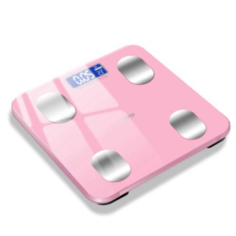 

180kg glass digital bmi calculator bathroom scale smart digital body fat scale body with okok, Customizable