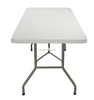 8FT Yes Folded and Outdoor Table Specific Use HDPE Plastic Material and Yes Folded Portable picnic table