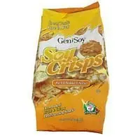 Genisoy Rich Cheddar Cheese Soy Crisp 3.85 Oz (Pack of 12)
