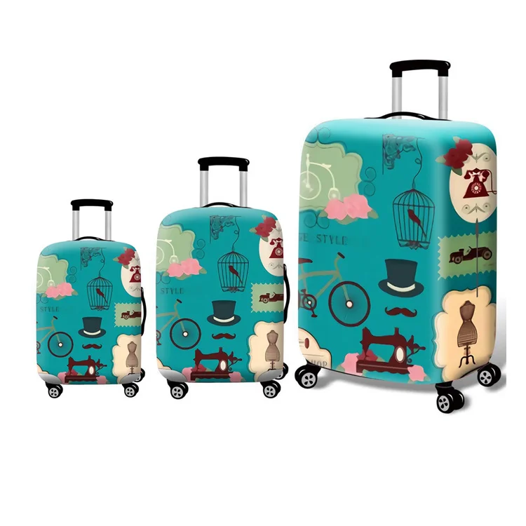 

2019 good quality Luggage Covers Elastic Waterproof Polyester Spandex Suitcase Cover
