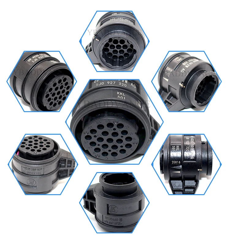 Kostal 20 Way Female Automotive Connectors 2wf Lks 1.5 Sws Hsg For Vw 1j0927320 / 09432050 Buy