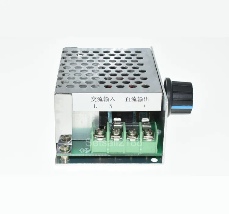 
4000W PWM DC Brush Motor Speed Controller input AC 220V output DC 10 210V 20A 