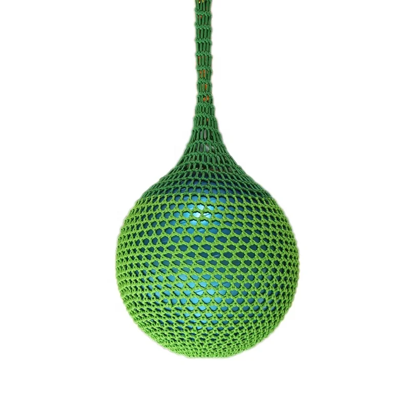 

Kindergarten crochet rope netting indoor playground equipment colorful yoga ball swing, According to our swatches