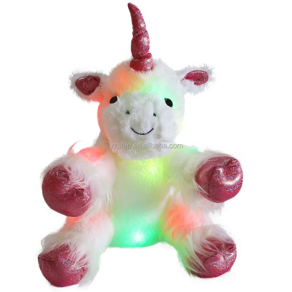 

CE Audited Wholesale 40cm LED Unicorn Plush Toy, White