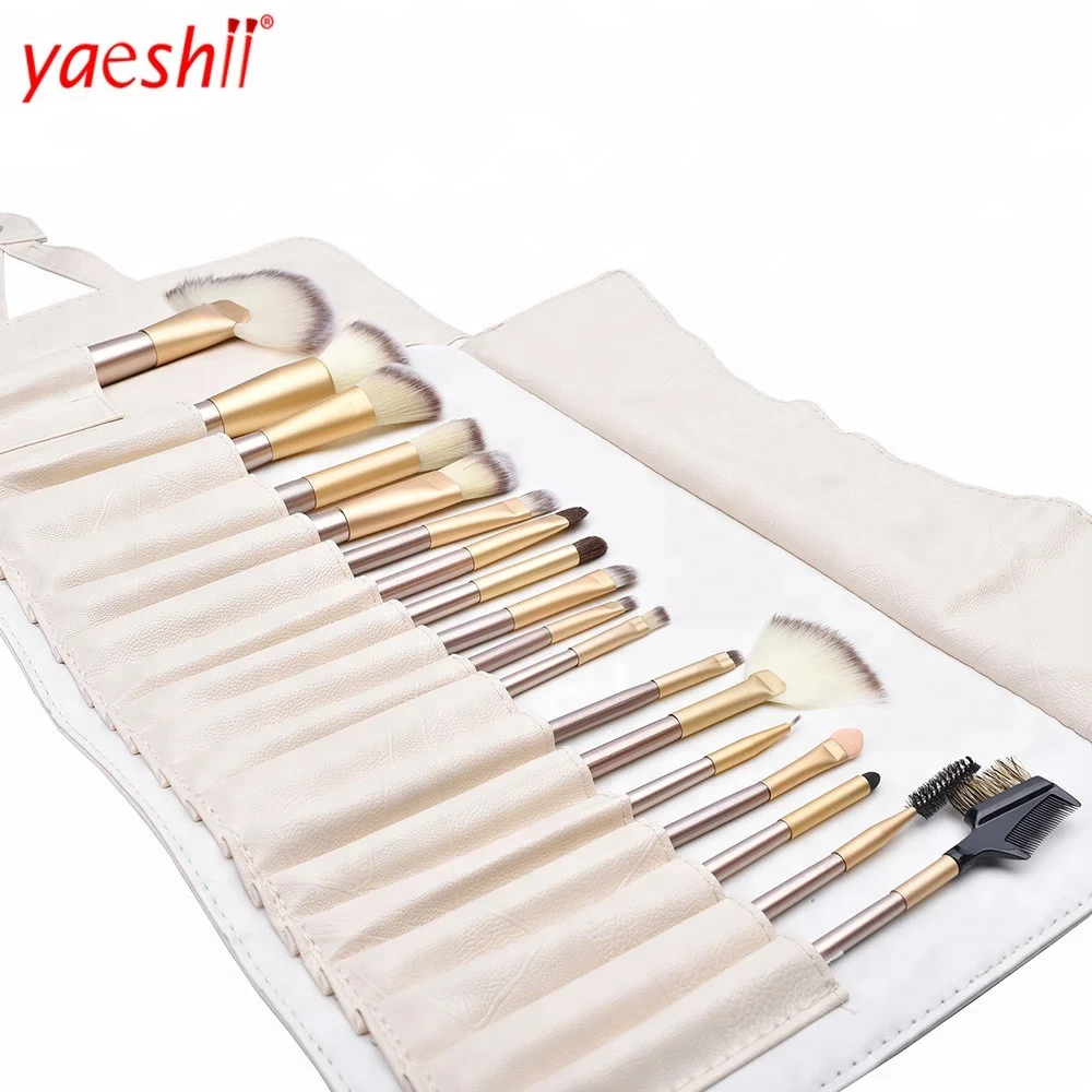 

Yaeshii 24pcs Wood Handle High Quality Private Label Makeup Brush Set, N/a