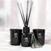 Wholesale black candle diffuser gift set,car reed diffuser packing,aroma diffuse set