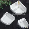 different size square soap plate ceramic bathroom accessories set for shower