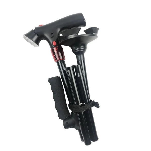 2019 Smart Cane Four Legs Walking Stick Self Standing And Non Slip Buy Walking Cane Folding