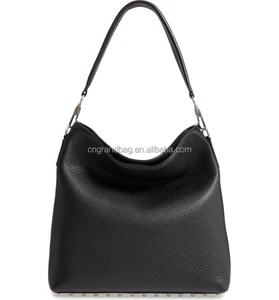 Simple Oversized Genuine Leather Las Sling Bag Hobo Bags Made In China