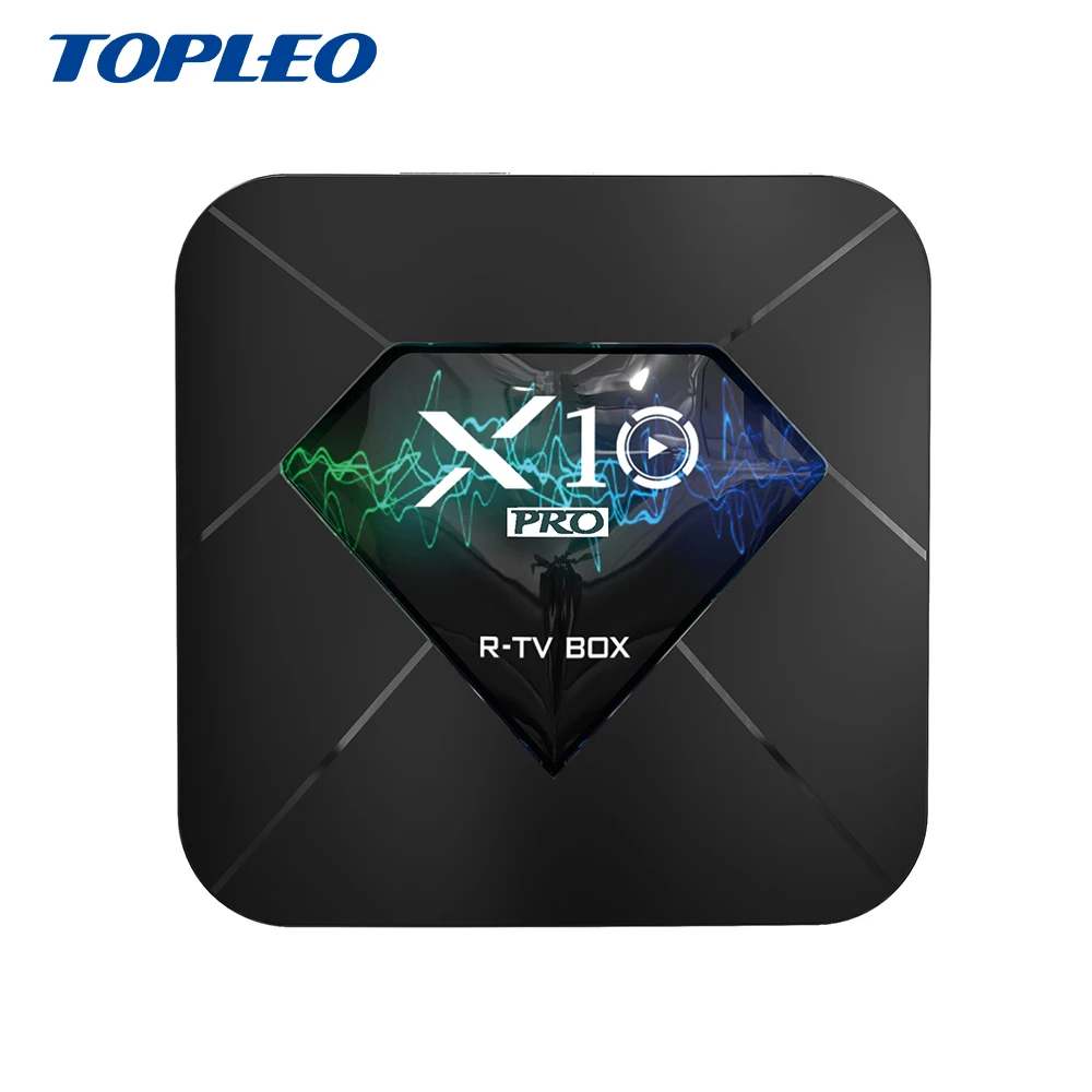 

X10 2gb 16gb 2.4g wifi HEVC H.265 4K 60 Hz best cable stb android tv set top box