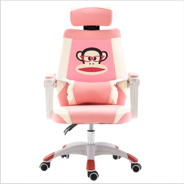 Pink Adorable Hello Kitty Pattern Reclining Gaming ...