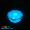 RGB colour changing rechargeable waterproof led wine tray for swimming pool