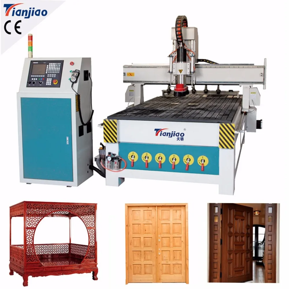 Factory Sales 4 Axis Curved Bending Wave Wood Making Tj1220 Cnc Wood