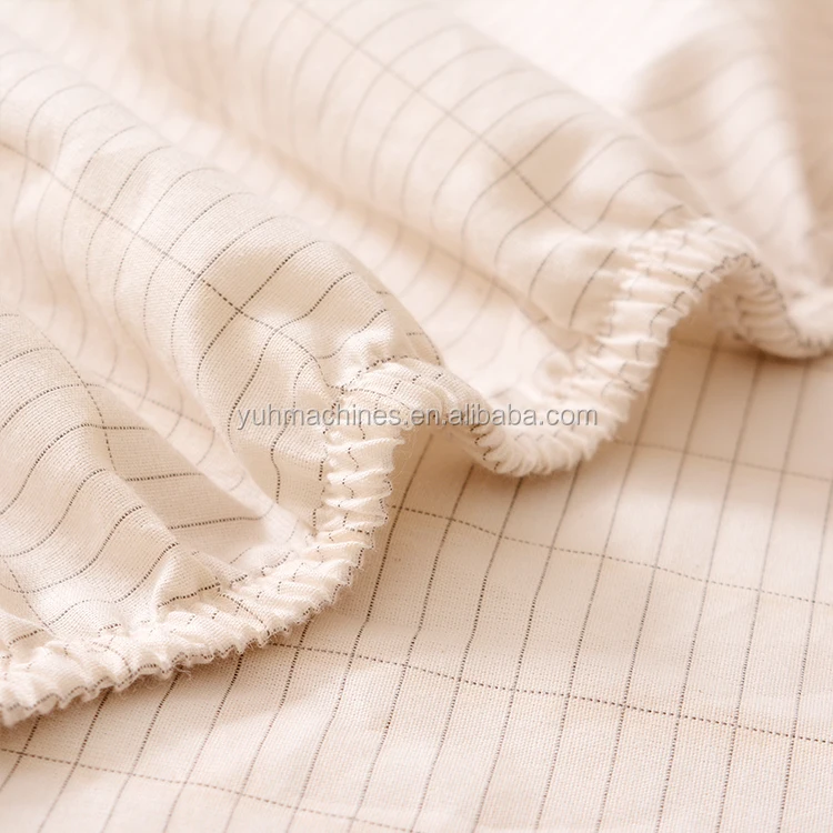CONDUCTIVE EARTHED EMF Radiation Protection King Size Bed Fitted Sheet Earthing Connection