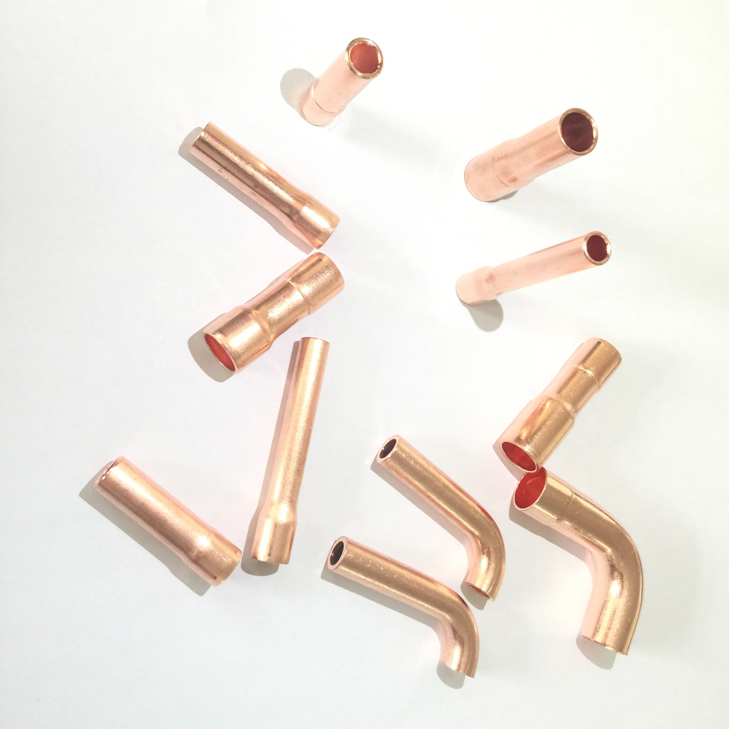 弯头管件制冷铜管管件弯管压缩机配件