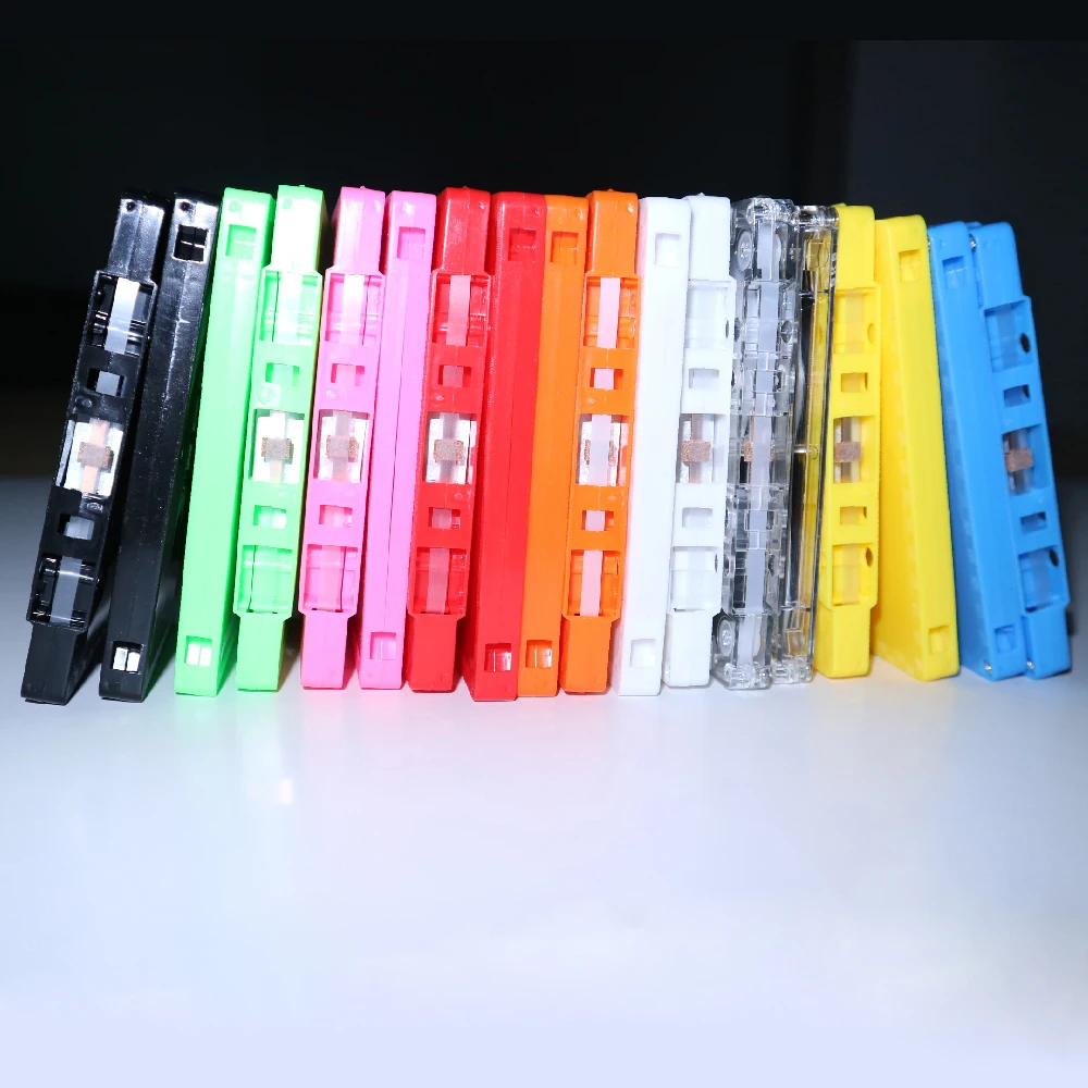 
2018 New Arrivals 10 Color cassette tape from 10 to 120 minutes customized blank records tapes 