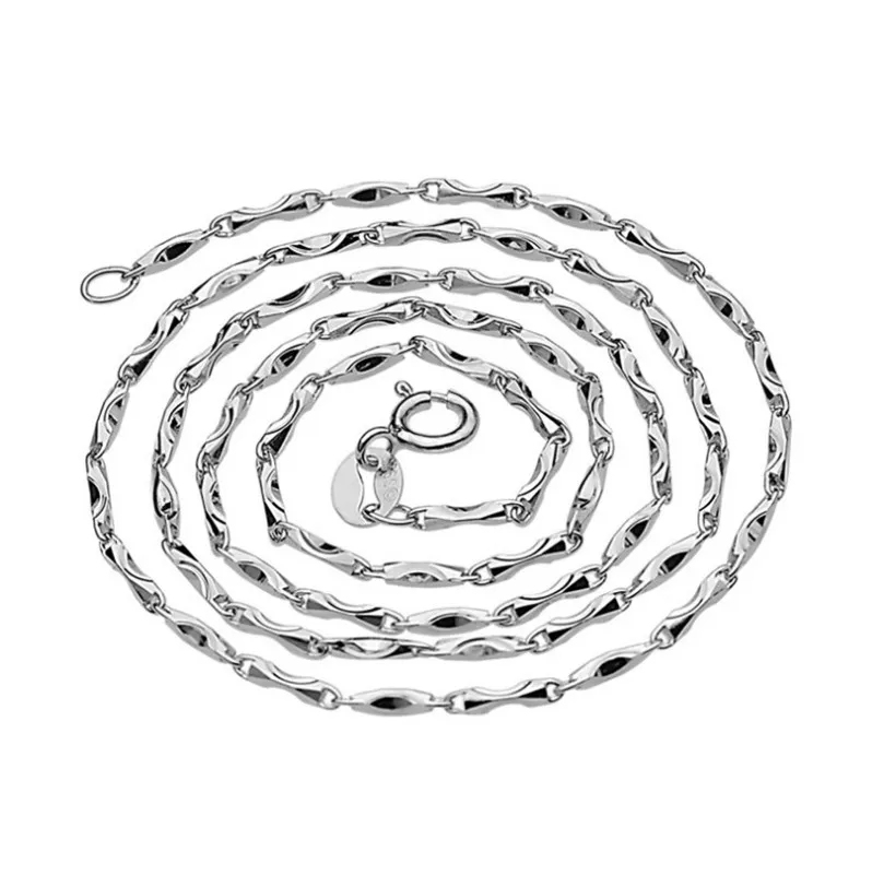 

yiwu factory pure necklace 925 sterling silver chain, N/a